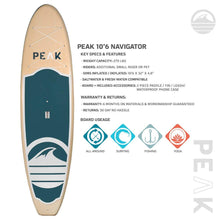 Load image into Gallery viewer, 10’6 Navigator Super Duty - Ding Resistant Shell - Stand Up Paddle Board