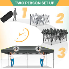 Load image into Gallery viewer, 10x20 Pop Up Canopy Tent, Outdoor Party Tent with 6 Sidewall