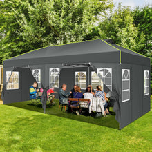 Load image into Gallery viewer, 10x20 Pop Up Canopy Tent, Outdoor Party Tent with 6 Sidewall