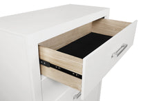 Load image into Gallery viewer, Jessica 5-piece Queen LED Bedroom Set Snow White