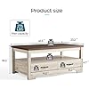 Load image into Gallery viewer, LINSY HOME Living Room Table Sets 4 Piece with TV Stand, Farmhouse TV Stand for 65 Inch TV, Coffee Table with Drawers, Two End Table with Charging Station, Washed Gray