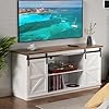 Load image into Gallery viewer, YESHOMY TV Stand Set with a Farmhouse Style Coffee Table,for Living Room,with Big Capacity, White