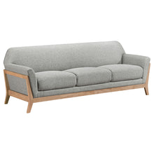 Load image into Gallery viewer, COASTER Vaughn Fabric Upholstered Flared Arm Sofa Grey