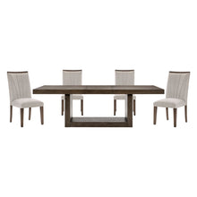 Load image into Gallery viewer, Brookings Gray/Brown Dining Set