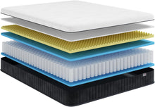 Load image into Gallery viewer, FULL 12 Inch bws FIRM Hybrid Memory Foam Full Size Mattress