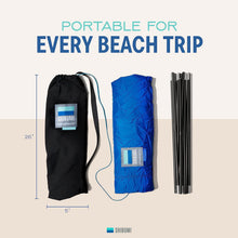 Load image into Gallery viewer, Shibumi Shade (Previous Generation) - World's Best Beach Shade. The Original Wind Powered® Beach Shade. Lightweight, Easy to Set up and Great for Groups up to 8 People