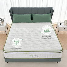 Load image into Gallery viewer, KING Novilla Mattress, 12 Inch MEDIUM FIRM Hybrid Mattress with Cool Gel Memory Foam