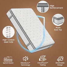 Load image into Gallery viewer, KING SLEEP100 Mattress 12 Inch – Hybrid Mattresses for Back Pain, Extra Lumbar &amp; Shoulder Support, Fiberglass-Free &amp; No Odor (Copy)