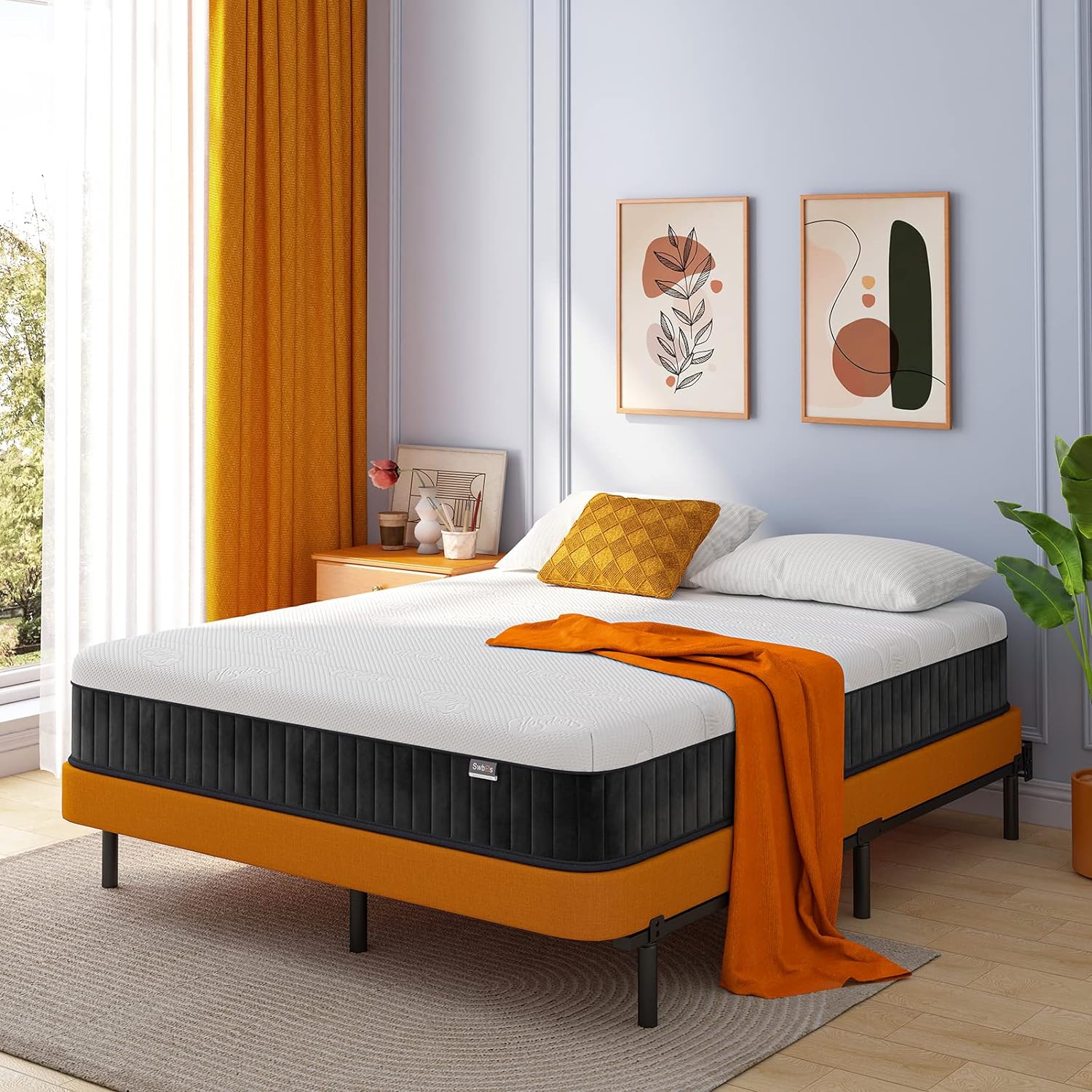 FULL 12 Inch bws FIRM Hybrid Memory Foam Full Size Mattress