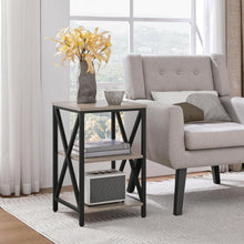 Load image into Gallery viewer, Yaheetech 4 Pieces Living Room Table Sets - Includes TV Stand with Storage for 65 in TV, Lift-top Coffee Table with Baskets, 2 Set End Side Table for Home, Gray