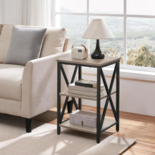 Load image into Gallery viewer, Yaheetech 4 Pieces Living Room Table Sets - Includes TV Stand with Storage for 65 in TV, Lift-top Coffee Table with Baskets, 2 Set End Side Table for Home, Gray