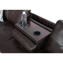 Load image into Gallery viewer, Adebisi 3 - Piece Faux Leather Sectional with Storage Ottoman
