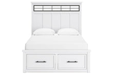 Load image into Gallery viewer, Ashbryn White/Natural Storage Platform Bed