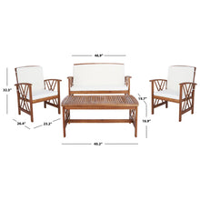 Load image into Gallery viewer, Cally 4 Piece Sofa Seating Group with Cushions