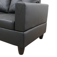 Load image into Gallery viewer, Glennia Faux Leather L-Shaped Sectional