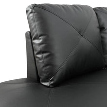 Load image into Gallery viewer, Glennia Faux Leather L-Shaped Sectional
