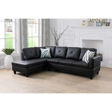 Load image into Gallery viewer, Glennia Faux Leather L-Shaped Sectional