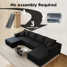 Load image into Gallery viewer, Simonsen Boneless 135.4"Cloud Modular Sectional Couch