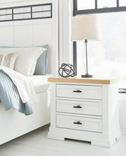 Load image into Gallery viewer, Ashbryn White/Natural Nightstand