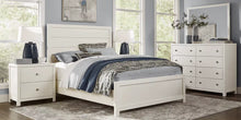 Load image into Gallery viewer, Barringer White Place 5 Pc Panel Bedroom - Includes: Dresser • Mirror • 3 Pc Queen Panel Bed • Nightstand (2) (3 colours)