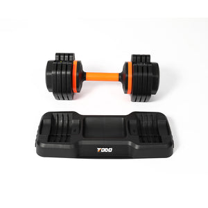Pair of 55lbs adjustable dumbell