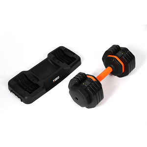 Pair of 55lbs adjustable dumbell