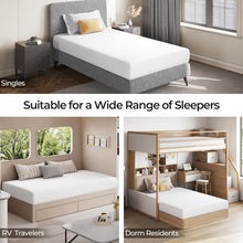 Load image into Gallery viewer, TWIN Yaheetech 8 Inch Twin Mattress Cooling Gel Memory Foam Mattress, Green Tea Mattress for Fresher Sleep, Medium Firm, CertiPUR-US Certified, Twin Size Mattress in a Box