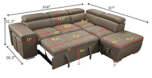 Load image into Gallery viewer, THSUPER 104 Sectional. (Ottoman Not Included) Beige Only