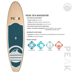 10’6 Navigator Super Duty - Ding Resistant Shell - Stand Up Paddle Board
