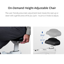 Load image into Gallery viewer, Desk Bike Stand up Folding Exercise Desk Cycle Height Adjustable Office Desk