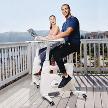 Load image into Gallery viewer, Desk Bike Stand up Folding Exercise Desk Cycle Height Adjustable Office Desk