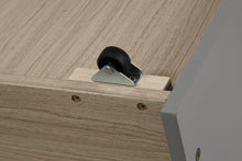 Load image into Gallery viewer, Twin Platform Bed with Trundle, Solid Wood Bed Frame with Headboard, Footboard for Teens Boys Girls ,No Box Spring Needed (Grey)