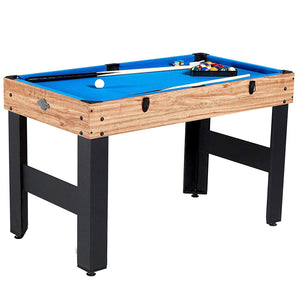 48" 3 in 1 Pool Billiard Slide Hockey Foosball Combo Arcade Game Table