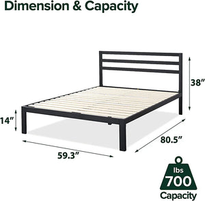 KING Victoria Platform Bed