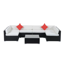 Load image into Gallery viewer, Daisy 7 Piece Sectional Seating Group with Cushions