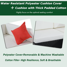 Load image into Gallery viewer, Daisy 7 Piece Sectional Seating Group with Cushions