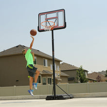 Load image into Gallery viewer, 1269 Pro Court Height Adjustable Portable Basketball System, 44 Inch Backboard
