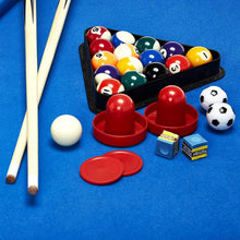 Load image into Gallery viewer, 48&quot; 3 in 1 Pool Billiard Slide Hockey Foosball Combo Arcade Game Table