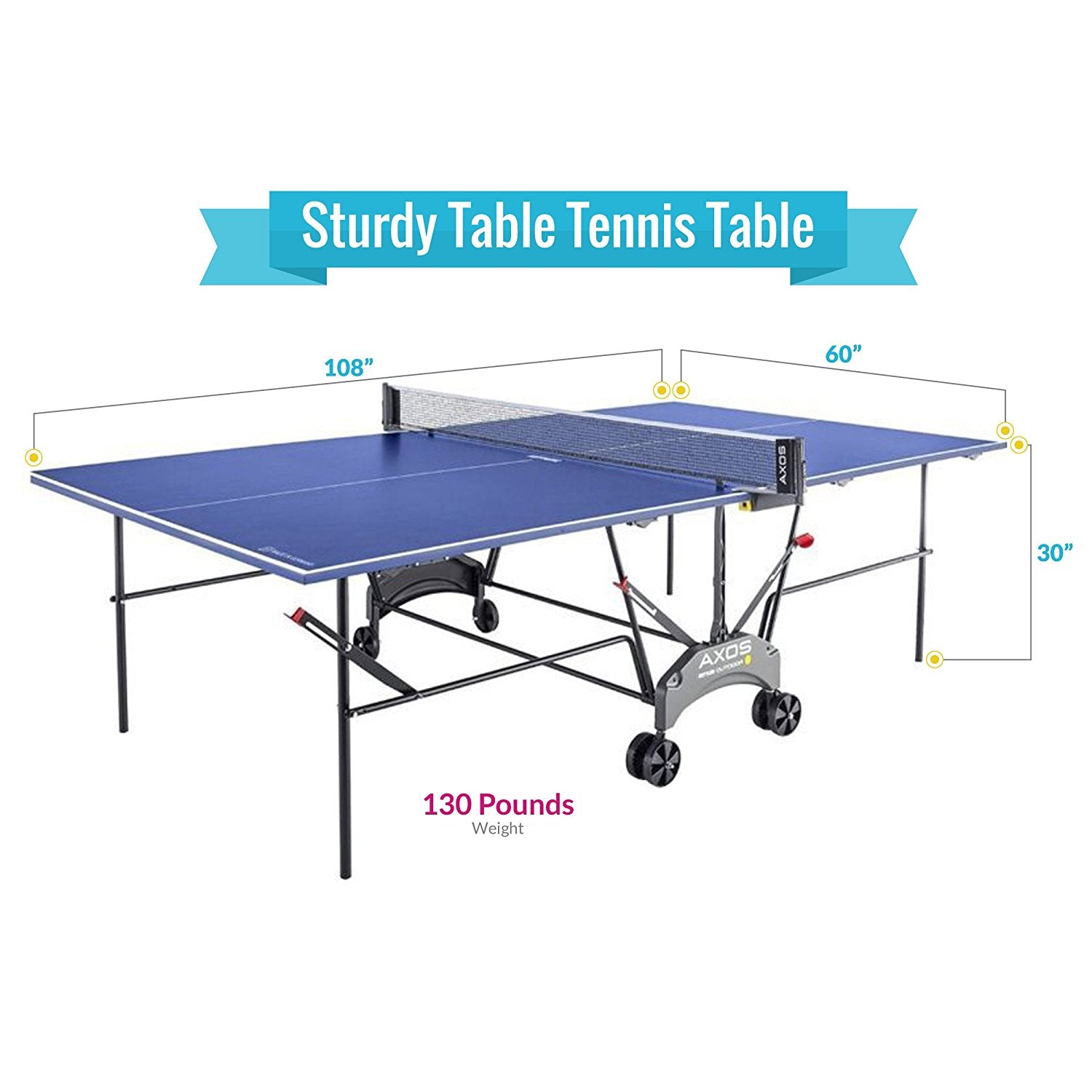 kettler axos 1 outdoor Sport Table Tennis Table Bundle with Rackets and Balls, Tables KETTLER Axos Outdoor Table Tennis