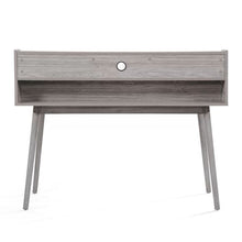 Load image into Gallery viewer, Celeste Mid Century Modern Wood Desk with Hutch and Bookcase Set