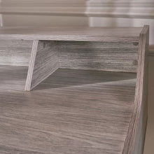 Load image into Gallery viewer, Celeste Mid Century Modern Wood Desk with Hutch and Bookcase Set