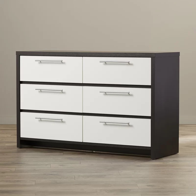 Lane 6 Drawer Double Dresser