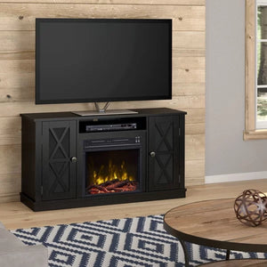 Piolt 48" TV Stand with Optional Fireplace