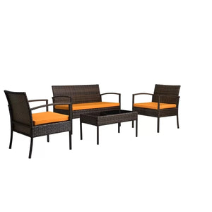 Caz 4 Piece Set with Cushions