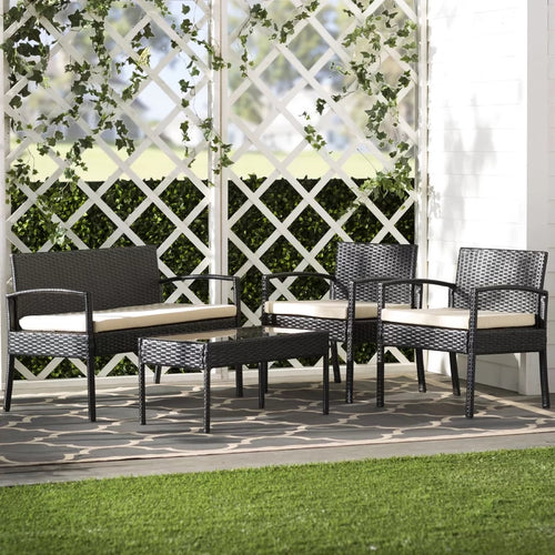 Caz 4 Piece Set with Cushions