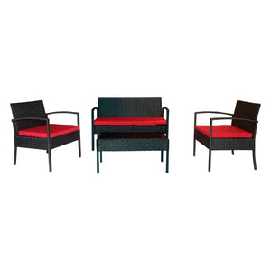 Caz 4 Piece Set with Cushions