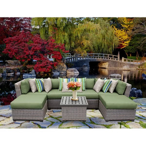 Valencia 7 Piece Sectional with Cushions