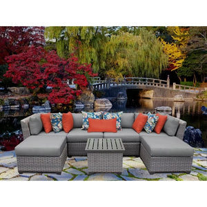 Valencia 7 Piece Sectional with Cushions