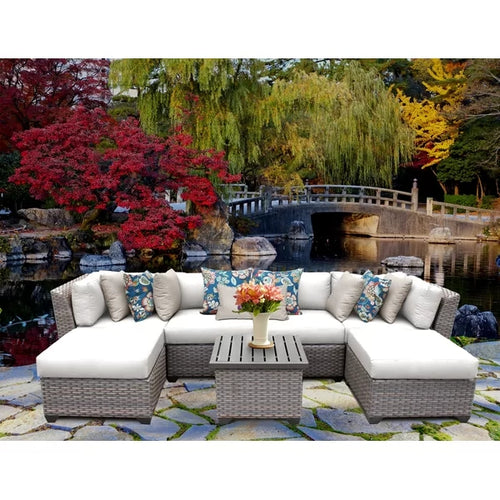 Valencia 7 Piece Sectional with Cushions