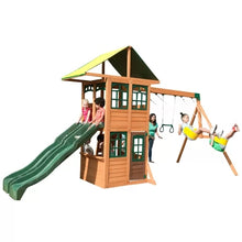 Load image into Gallery viewer, Sunray Wooden Swing Set